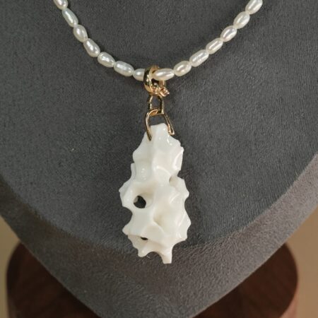 Taihu Stone Pearl Choker Necklace